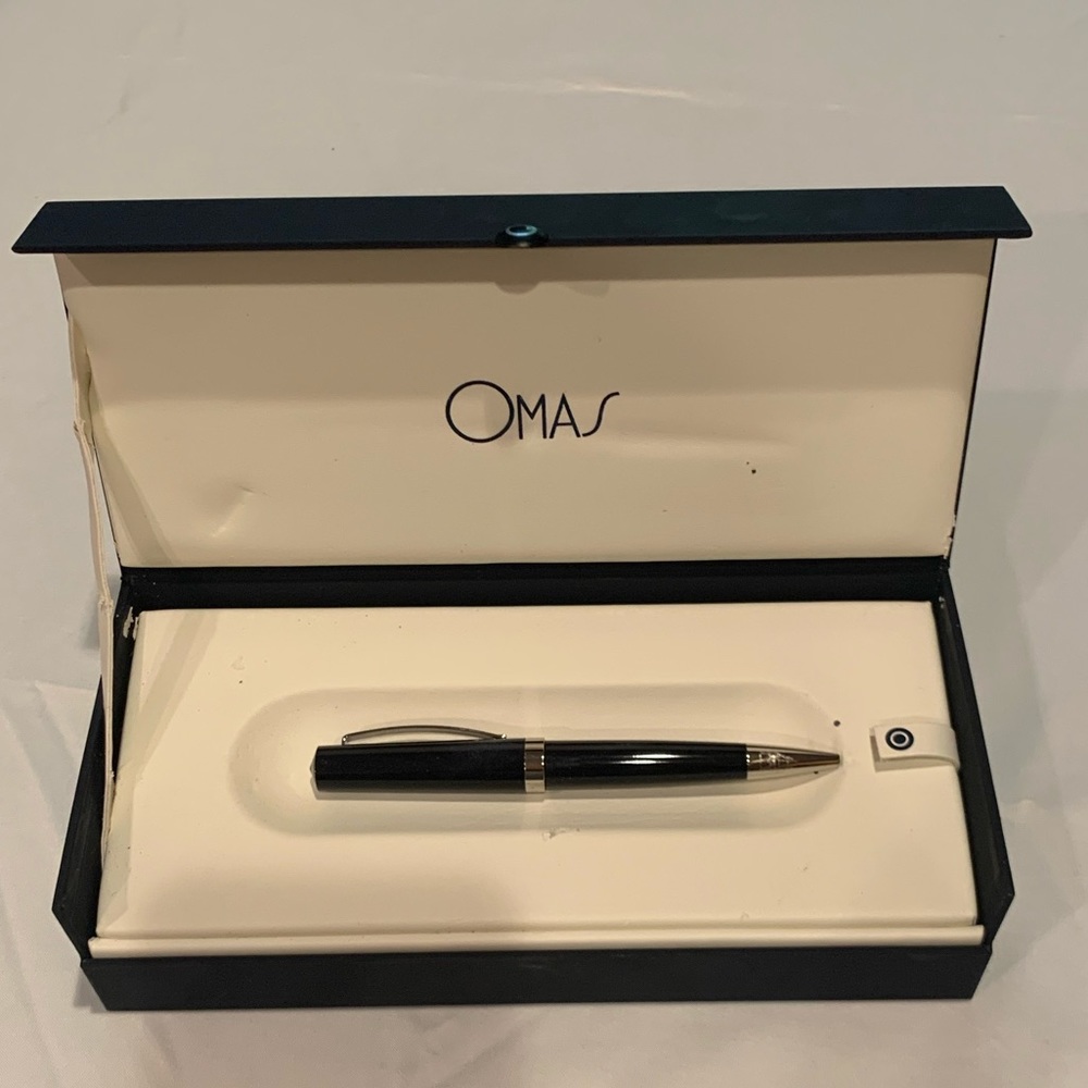 New Omas Bologna Blue and Black